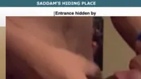 saddam hussein hiding spot