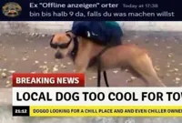 Local dog too cool for town