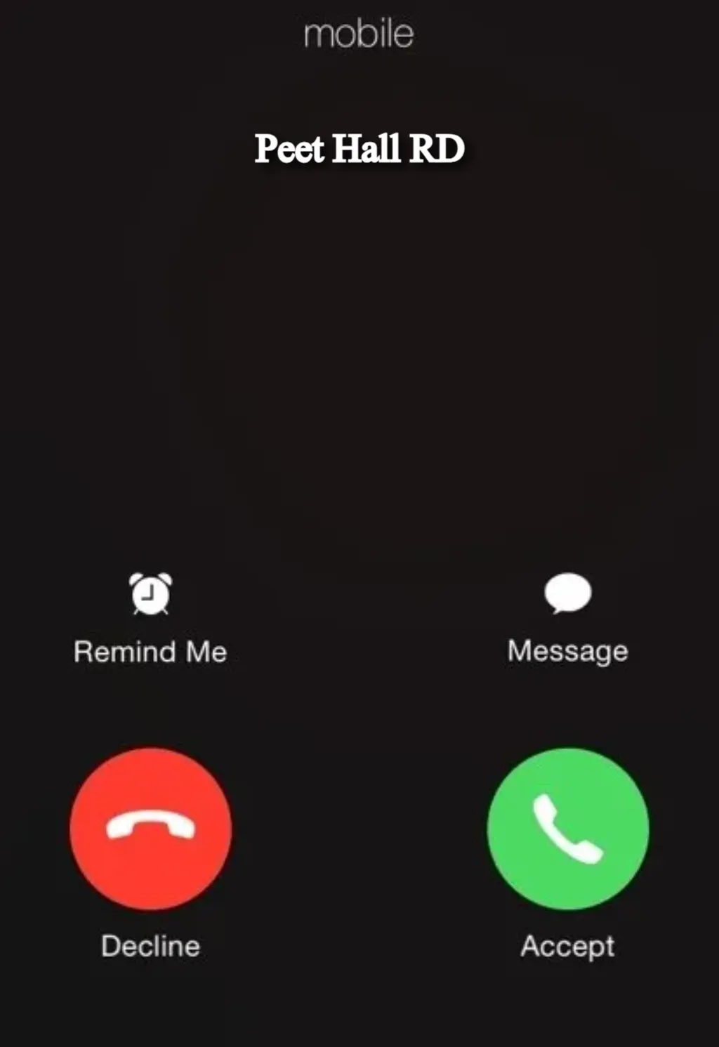 Incoming call