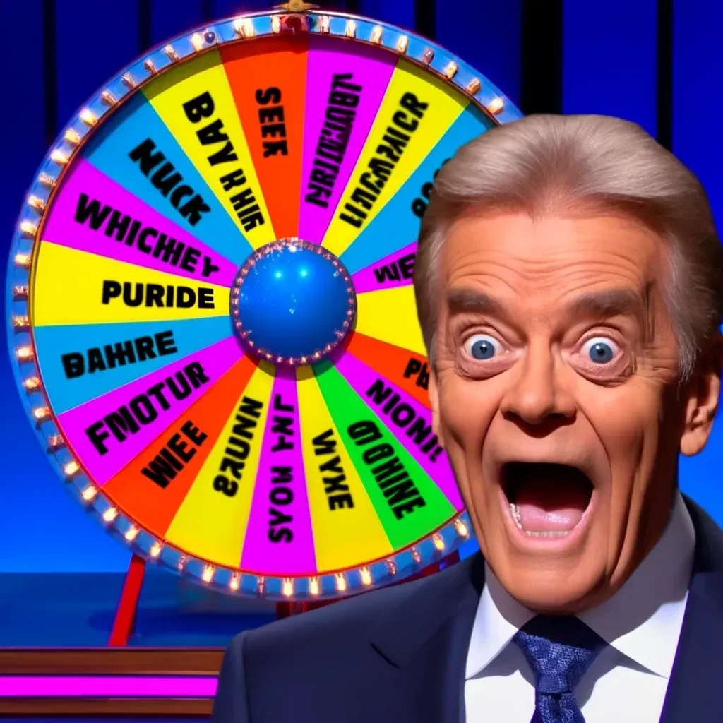 Pat Sajak with Wheel of Fortune