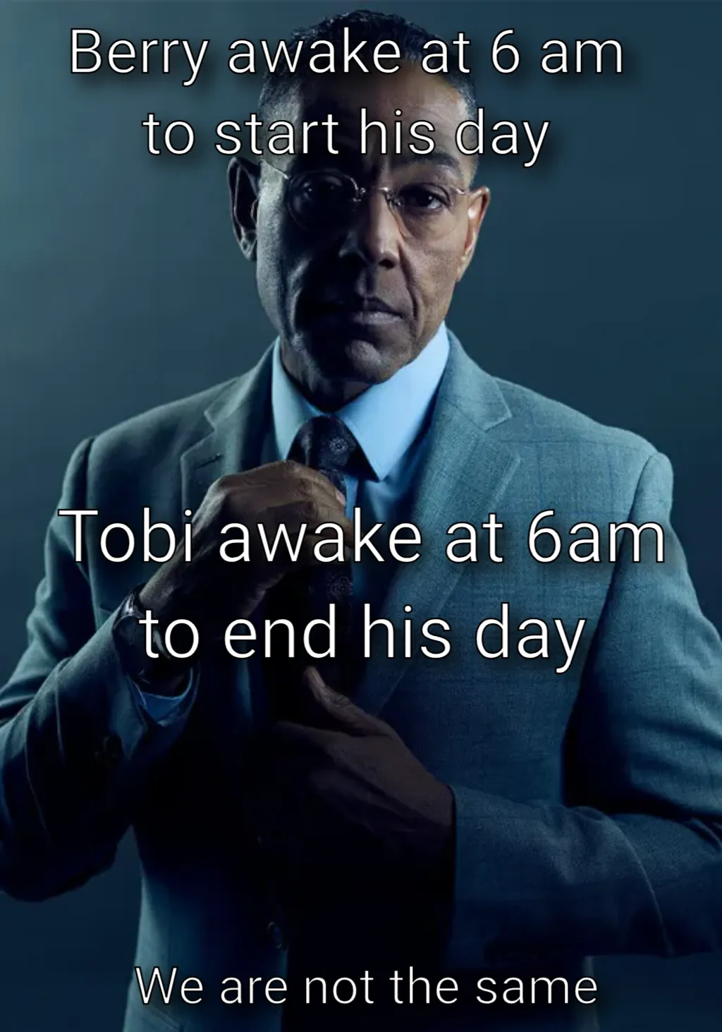 Gus Fring we are not the same