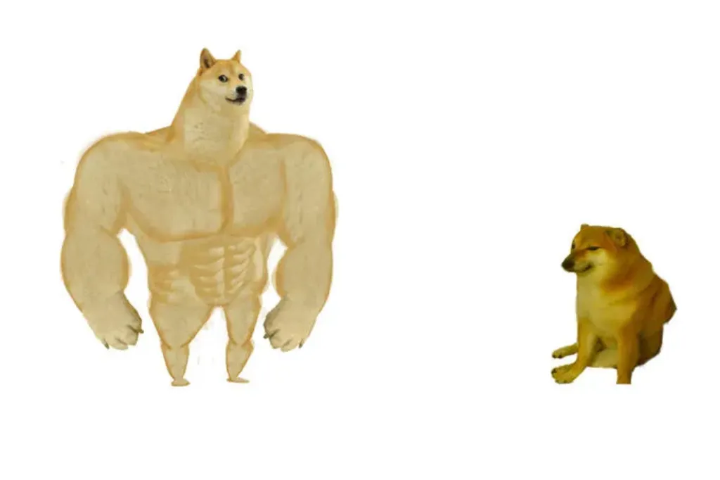 Swole Doge vs Cheems