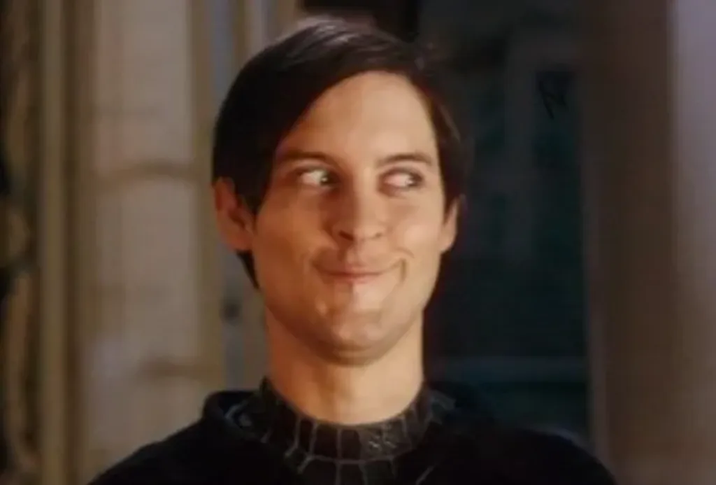 Tobey Maguire/Peter Parker Smirk