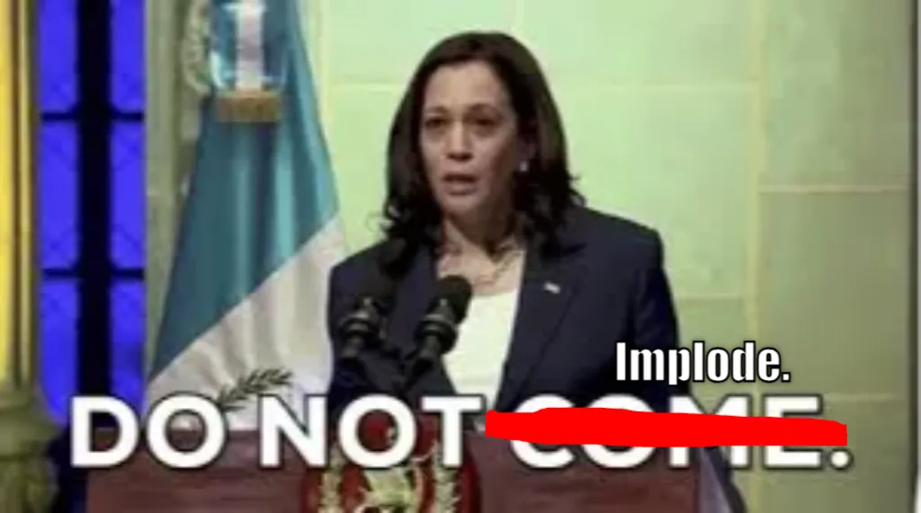 kamala harris do not come