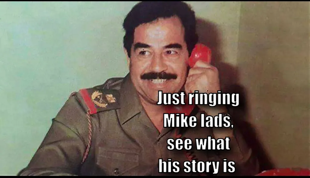 saddam hussein 