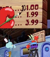 101 dollars for a Krabby Patty?