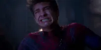 Andrew Garfield crying