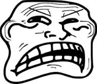 angry troll face meme