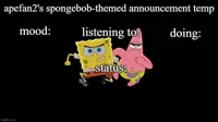 ApeFan2's spongebob temp