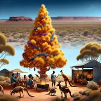 Australian outback christmas