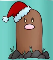 christmas diglett