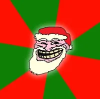 christmas santa claus troll face