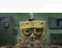 depressed spongebob