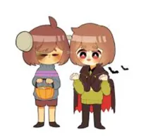 Halloween -Chara_TGM- and Frisk!