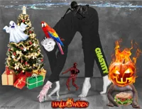 Halloween On Christmas Day!