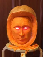 Halloween Putin Pumpkin