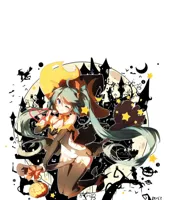 Hatsune Miku at Halloween!