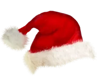 Holiday Santa Cap Transparent