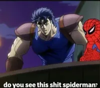 JoJo Do you see this shit Spider-Man?