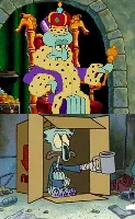 King Squidward Poor Squidward