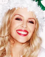 Kylie Christmas close-up