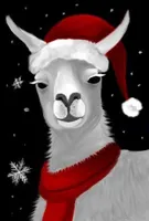 llama Christmas