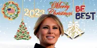 Melania Trump Christmas Ornaments 2022