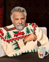 Most Interesting Man Christmas Sweater