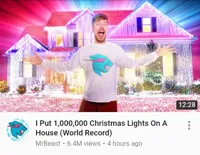 Mr Beast Christmas Lights