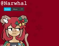 Narwhal's Christmas Announcement template