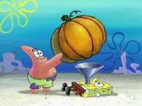 Patrick and Spongenob Pumpkin