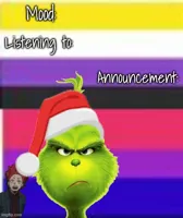 Queer Kirishimas babe announcement template special Christmas