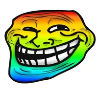 Rainbow Troll Face