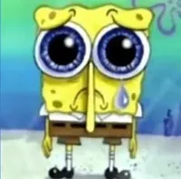 Sad eyed spongebob