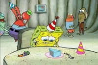 Sad party spongebob