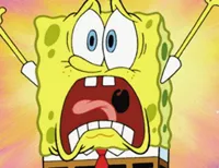 shocked spongebob