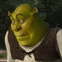 Shrek's funny face