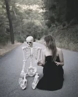 Skeleton Halloween Girl