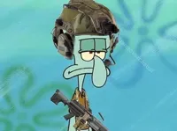 Soldier Squidward