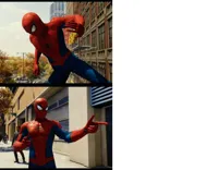 Spider-Man Drake meme