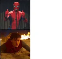 Spider-man good and not good meme