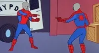 spider-man pointing NPCs meme