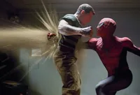 Spider-man punch Sand Man