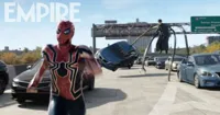 Spider-Man Running Away from Doc Ock