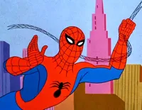 Spider-Man waving