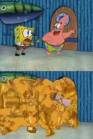 Spongebob and Patrick open the Award Closet