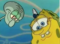 SpongeBob and Squidward pizza