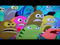 spongebob angry mob