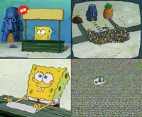 Spongebob crowd meme