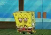 SpongeBob depressed